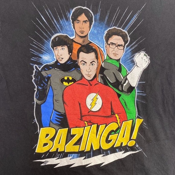The Big Bang Theory Graphic Tee Thrifted Vintage Style Size M - Picture 4 of 10